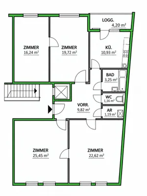 4-Zimmer-Wohnung mieten in Wien – 114,69 m², € 1.790 – Bild 17 von 17