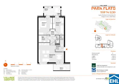 3-Zimmer-Wohnung kaufen in Wien – 68,72 m², € 505.000 – Bild 11 von 11