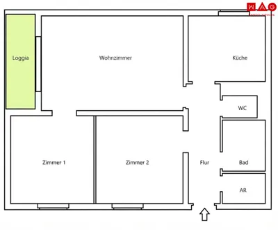 3-Zimmer-Wohnung mieten in Leoben – 82,13 m², € 697 – Bild 10 von 10