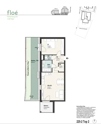 2-Zimmer-Wohnung kaufen in Wien – 57,67 m², € 435.000 – Bild 6 von 6