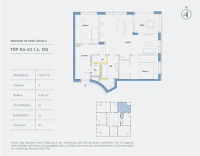 3-Zimmer-Wohnung kaufen in Graz – 70,97 m², € 366.000 – Bild 9 von 9