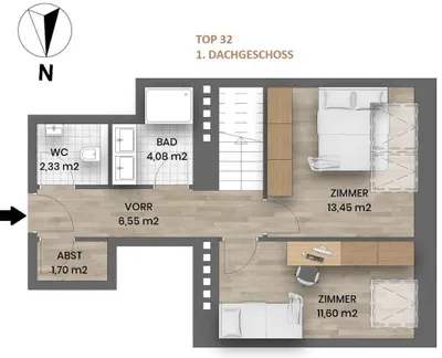 3-Zimmer-Wohnung kaufen in Wien – 83,32 m², € 630.000 – Bild 9 von 13