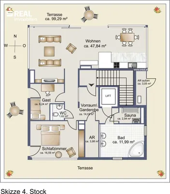 3-Zimmer-Wohnung kaufen in Salzburg Stadt – 107,29 m², € 1.200.000 – Bild 6 von 6