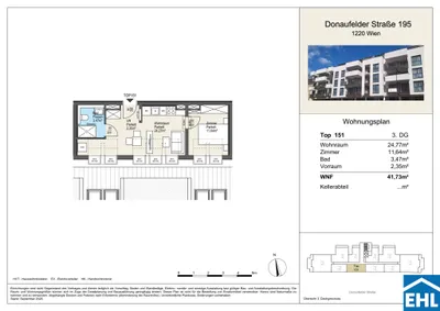 2-Zimmer-Wohnung kaufen in Wien – 41,74 m², € 289.000 – Bild 6 von 6