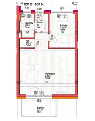 2-Zimmer-Wohnung mieten in Wels – 55 m², € 898 – Bild 15 von 15