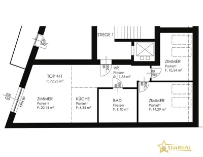 3-Zimmer-Wohnung kaufen in Mödling – 72,25 m², € 379.000 – Bild 19 von 19