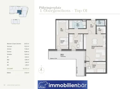 4-Zimmer-Wohnung kaufen in Grieskirchen – 92,96 m², € 438.000 – Bild 13 von 13