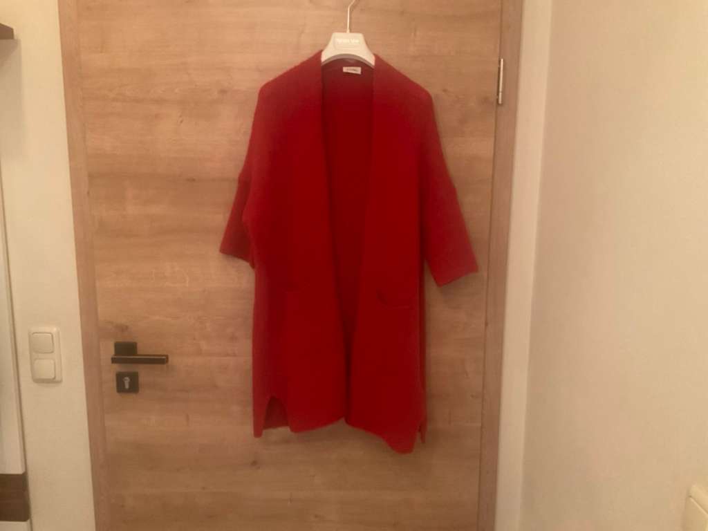 verkauft American Vintage Cardigan Strickjacke Vacaville rot