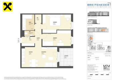 3-Zimmer-Wohnung kaufen in Korneuburg – 73,5 m², € 493.900 – Bild 8 von 8