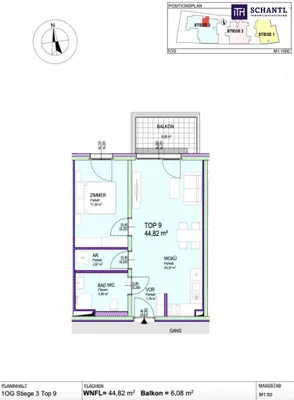 2-Zimmer-Wohnung kaufen in Gänserndorf – 44,82 m², € 239.120 – Bild 15 von 15