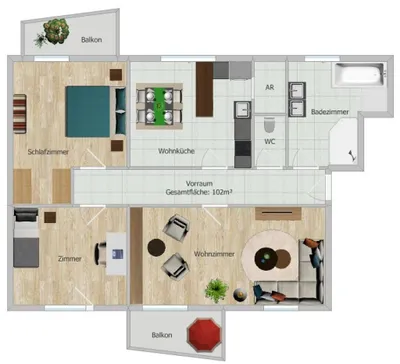 4-Zimmer-Wohnung kaufen in Graz – 102,07 m², € 399.000 – Bild 20 von 20