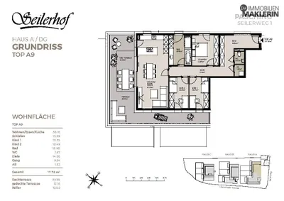 4-Zimmer-Wohnung kaufen in Linz Land – 111,78 m², € 710.000 – Bild 16 von 17