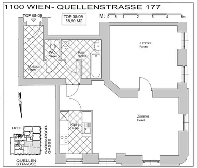 2-Zimmer-Wohnung kaufen in Wien – 68,9 m², € 208.000 – Bild 14 von 15