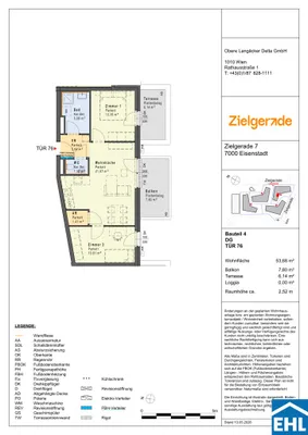 3-Zimmer-Wohnung kaufen in Eisenstadt – 53,68 m², € 279.000 – Bild 13 von 13