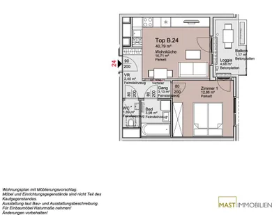 2-Zimmer-Wohnung kaufen in Wien – 40,79 m², € 290.000 – Bild 11 von 11