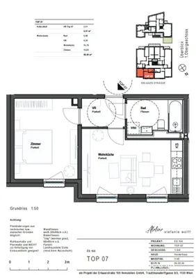 2-Zimmer-Wohnung kaufen in Wien – 38,3 m², € 250.000 – Bild 8 von 9