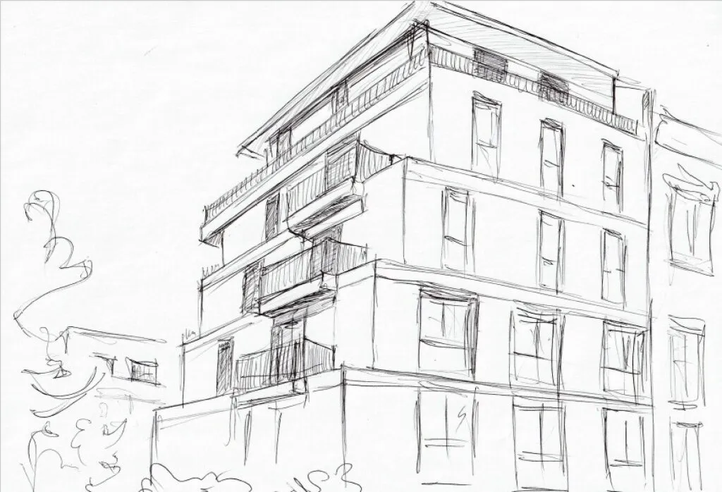 GRAZ - Gries: 37m² NEU als LOFT angelegt - Nähe Augarten - Honorarfrei -8,5% Baustart AKTION - Ansicht 2