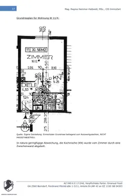Wohnung kaufen in Baden – 30,56 m², € 109.000 – Bild 16 von 17