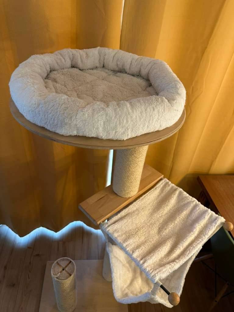 kratzbaum wand Doppeldecker | WAND-KRATZBAUM für Katzen