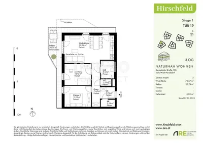 3-Zimmer-Wohnung kaufen in Wien – 73,57 m², € 429.000 – Bild 7 von 7