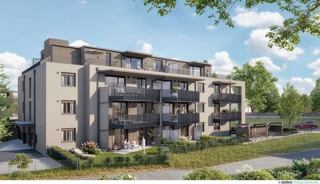 3 Zimmer Wohnung mit sonnigem Balkon in Bürmoos - Ansicht 3