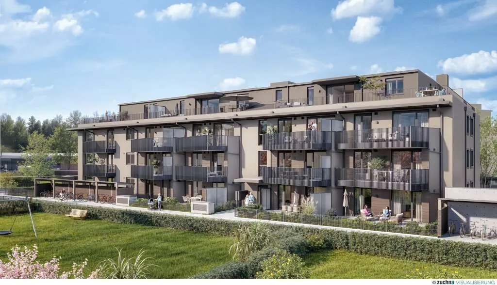 3 Zimmer Wohnung mit sonnigem Balkon in Bürmoos - Ansicht 2