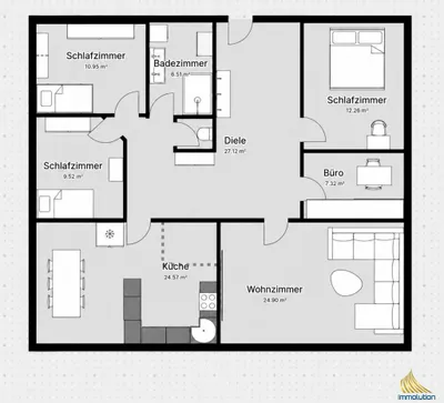 5-Zimmer-Wohnung kaufen in Freistadt – 110 m², € 248.000 – Bild 12 von 12