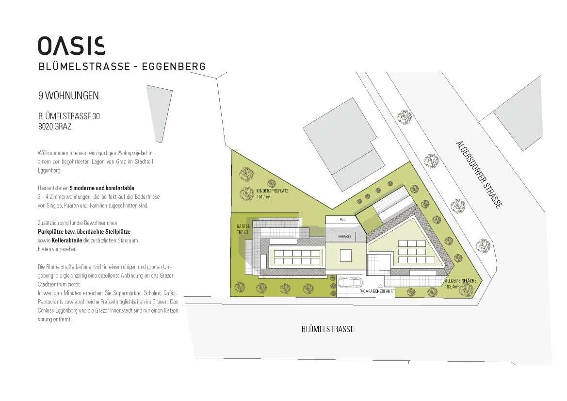NEU! Tolle 2- ZI Wohnung mit großer Terrasse in Eggenberg - provisionsfrei - Erstbezug - Widok 2