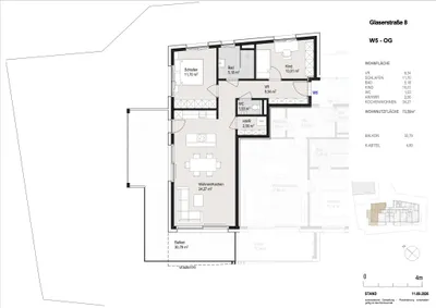 3-Zimmer-Wohnung kaufen in Salzburg Stadt – 73,6 m², € 665.000 – Bild 5 von 5