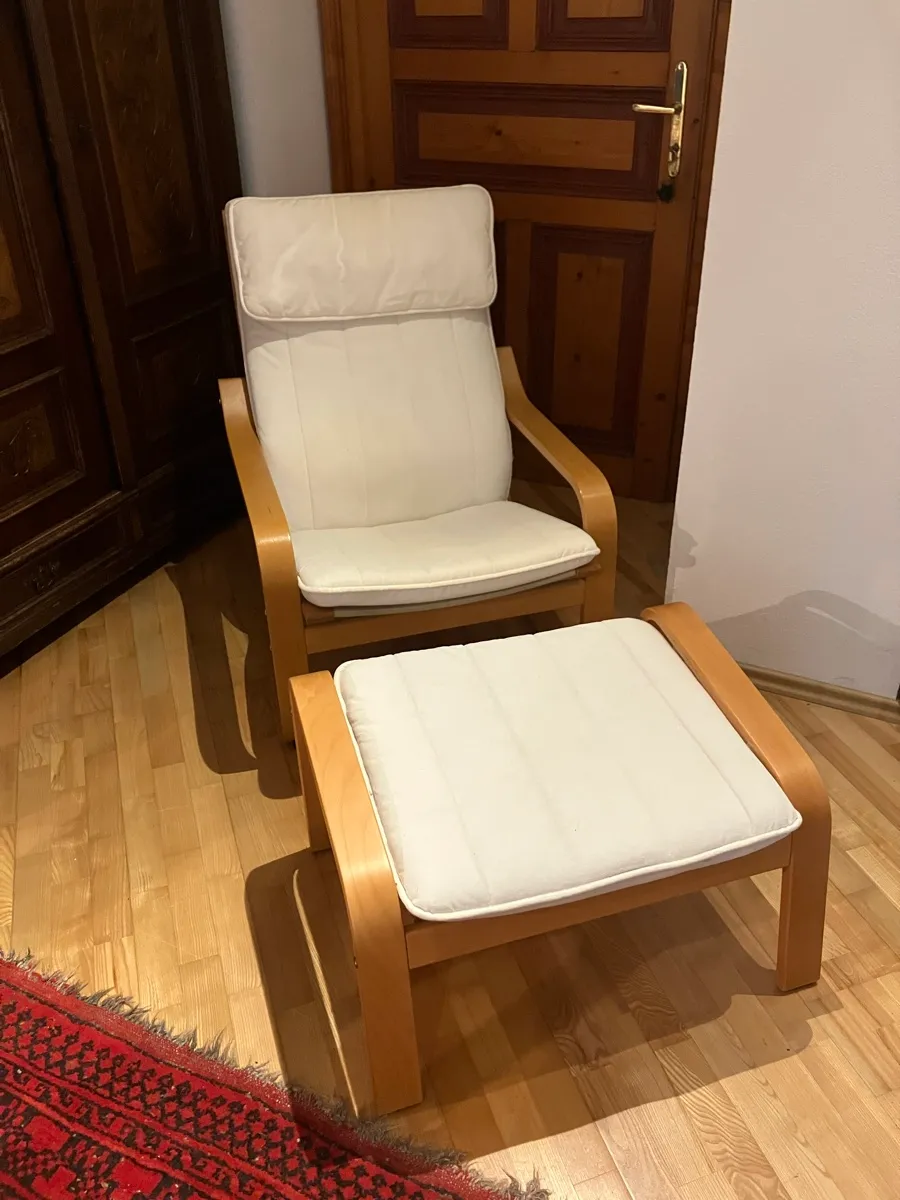 Relaxsessel mit Hocker Ikea, € 35,- (2380 Perchtoldsdorf)