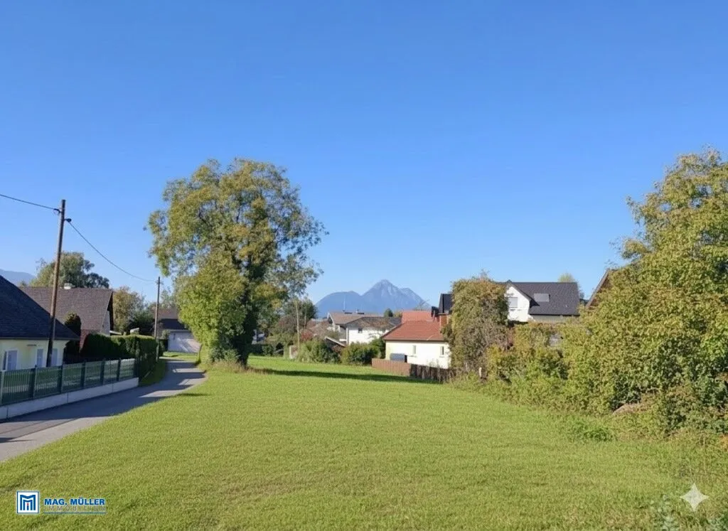 Wohnen in Leopoldskron: Attraktives Baugrundstück inklusive fertigem Planungsentwurf für Ihr Traumhaus - Ansicht 2