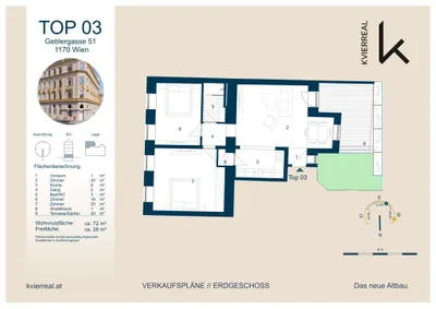 3-Zimmer-Wohnung kaufen in Wien – 72 m², € 495.000 – Bild 9 von 9