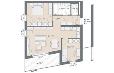 3-Zimmer-Wohnung kaufen in Innsbruck – 69,25 m², € 617.000 – Bild 12 von 12