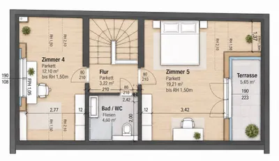6-Zimmer-Haus kaufen in Mödling – 144,96 m², € 850.000 – Bild 11 von 11
