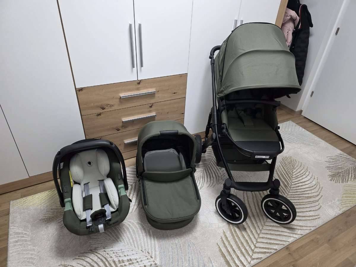 ABC Design Salsa 4 Air Kinderwagen 3-in-1 Moss grn,  600,- (1100 Wien) -  willhaben