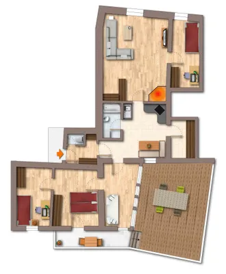 6-Zimmer-Wohnung mieten in Gmunden – 127 m², € 1.296 – Bild 18 von 18