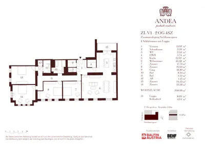 5-Zimmer-Wohnung kaufen in Wien – 209 m², € 2.790.000 – Bild 15 von 16