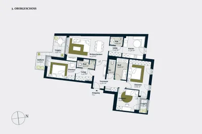 4-Zimmer-Wohnung kaufen in Wien – 117,63 m², € 1.279.400 – Bild 2 von 12