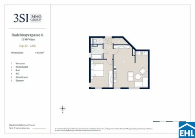 2-Zimmer-Wohnung kaufen in Wien – 54,6 m², € 325.000 – Bild 25 von 25