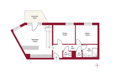3-Zimmer-Wohnung kaufen in Wien – 73,17 m², € 589.000 – Bild 10 von 11