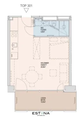 1-Zimmer-Wohnung mieten in Wien – 34,23 m², € 1.350 – Bild 18 von 18
