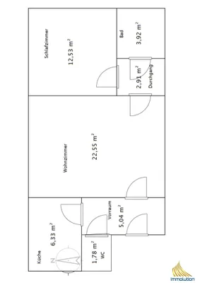 2-Zimmer-Wohnung kaufen in Linz – 54 m², € 145.000 – Bild 5 von 5