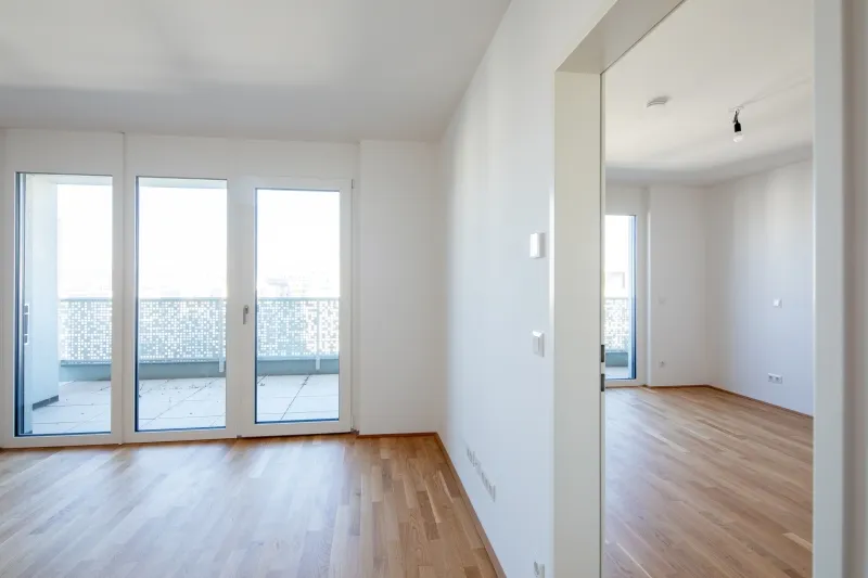 Wohngenuss nahe dem Donauzentrum - Dachgeschosswohnung mit Terrasse & Klimaanlage – pohled 3