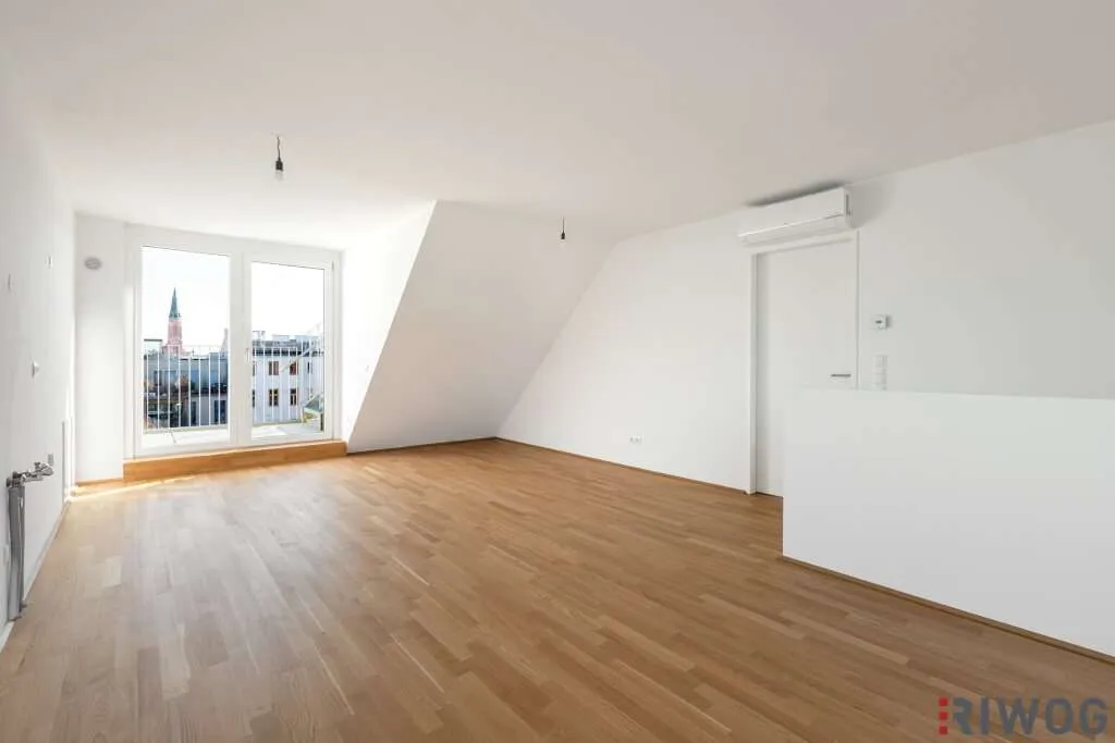 ERSTBEZUG mit DACHTERRASSE | DG-Maisonette Nähe Alte Donau | Traumhafter Fernblick | Teils hofseitig | Fernwärme | TG-Stellplatz optional | Ideal für Anleger oder Eigennutzer | Nachhaltiges Projekt – pohled 3