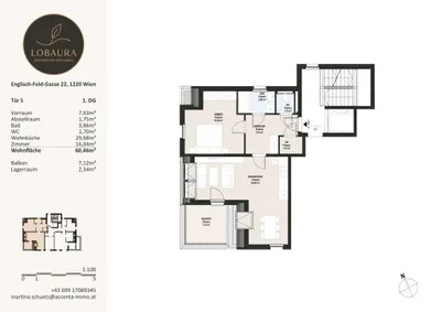 2-Zimmer-Wohnung kaufen in Wien – 60,46 m², € 380.000 – Bild 16 von 17