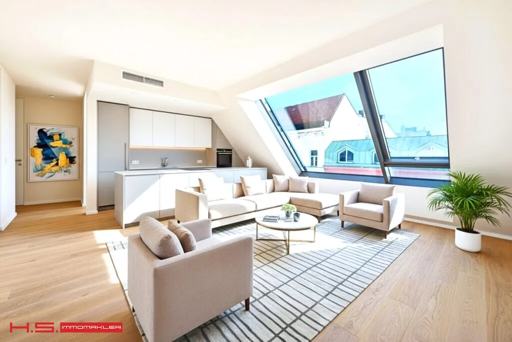 GRANDIOSER DACHERSTBEZUG - BJ 2025 - 2 TERRASSEN - 3 ZIMMER - CITYBLICK - EIN HIGH END PROJEKT - Widok 3