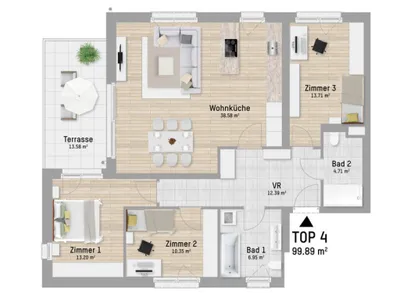 4-Zimmer-Wohnung kaufen in Wien – 99,89 m², € 749.900 – Bild 14 von 14
