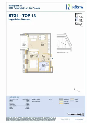 2-Zimmer-Wohnung mieten in Sankt Pölten Land – 45,22 m², € 474 – Bild 4 von 4