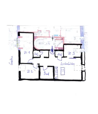 Gut aufgeteilte DG-Wohnung mit großem Garten - U 3! – Bild 3