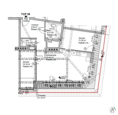 2-Zimmer-Wohnung mieten in Wien – 66,05 m², € 1.374 – Bild 14 von 14
